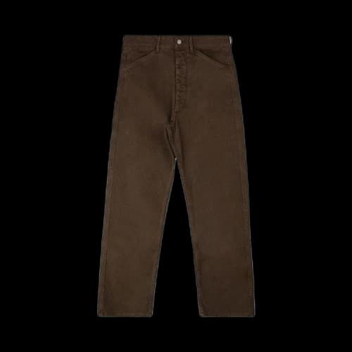 Lemaire High Waisted Curved Pants 'Espresso'