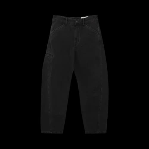 Lemaire Twisted Workwear Pants 'Denim Soft Bleached Blk'