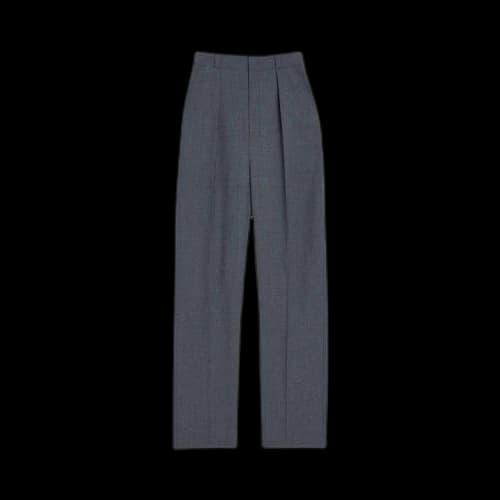 Lemaire Dropped Crotch Soft Pants 'Grey Melange'