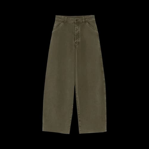 Lemaire Large Pants 'Moss Gree'