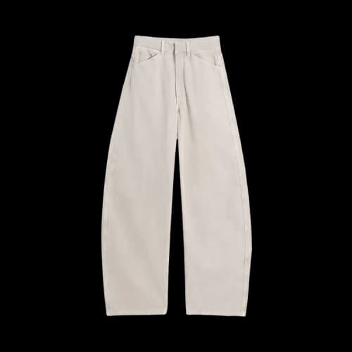 Lemaire High Waisted Curved Pants 'Moonstone'