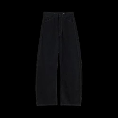 Lemaire High Waisted Curved Pants 'Black'