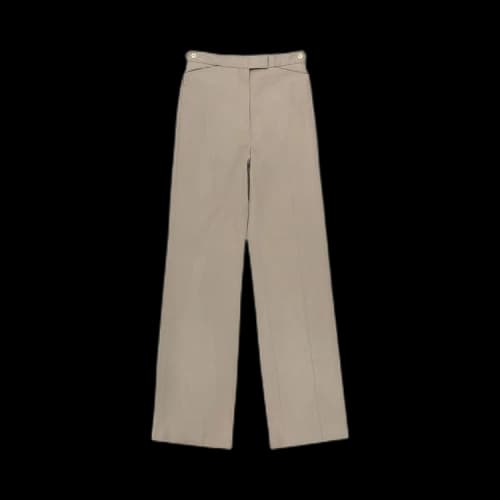 Lemaire Straight Pants 'Beige/Grey'