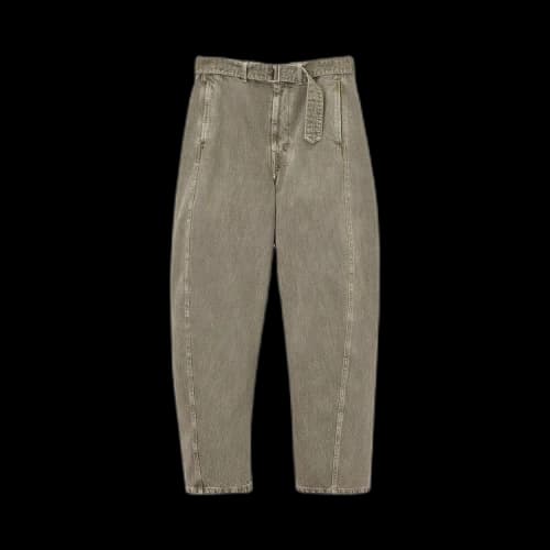 Lemaire Twisted Belted Pants 'Snow Olive'