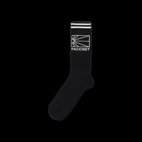 Rassvet x PACCBET Logo Knit Socks 'Black'