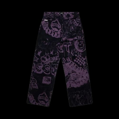 Rassvet Spray Corduroy Pants 'Navy'