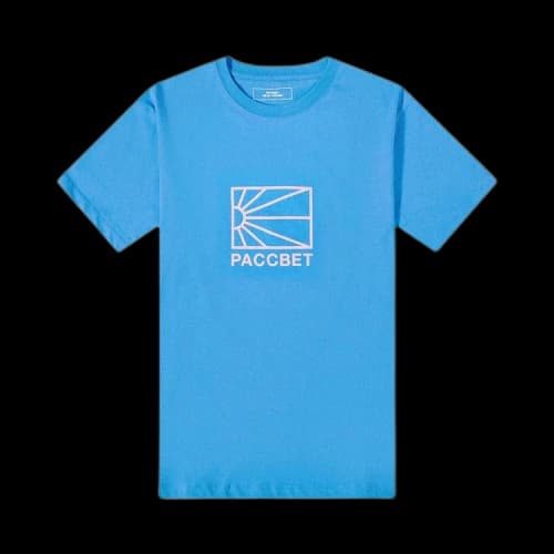 Rassvet x PACCBET Big Logo T-Shirt 'Blue'