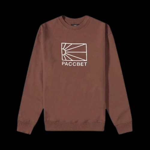 Rassvet x PACCBET Big Logo Sweatshirt 'Brown'