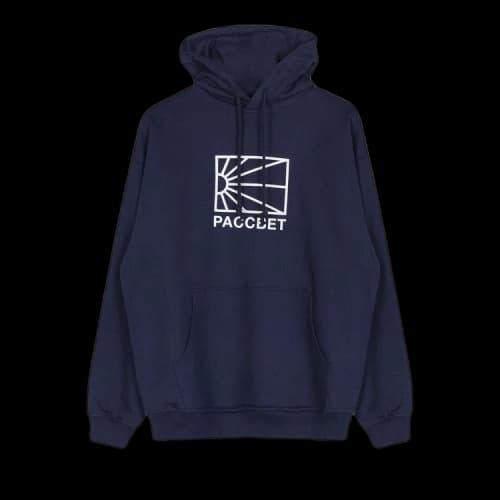Rassvet x PACCBET Big Logo Hoodie 'Navy'