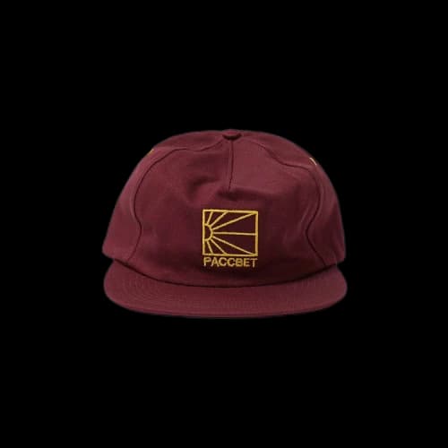 Rassvet 5-Panel Logo Cap Woven 'Dark Red'
