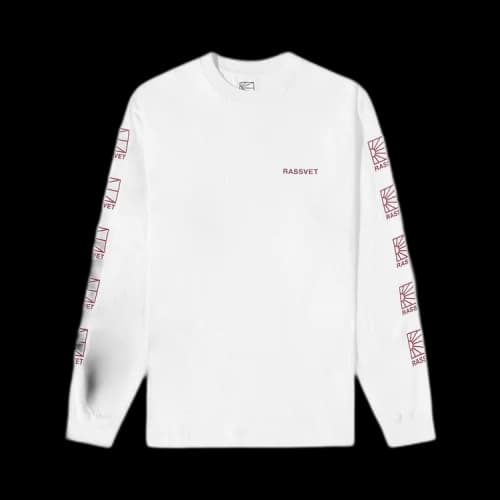 Rassvet x PACCBET Long-Sleeve Multi Logo T-Shirt 'White'
