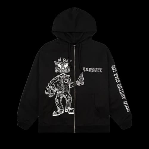 Rassvet Keep Dancing Zipped Hoodie 'Black'