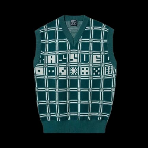 Rassvet Card Suite Sleeveless Jumper 'Green'