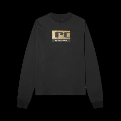 Rassvet x PACCBET Logo Long-Sleeve T-Shirt 'Black'