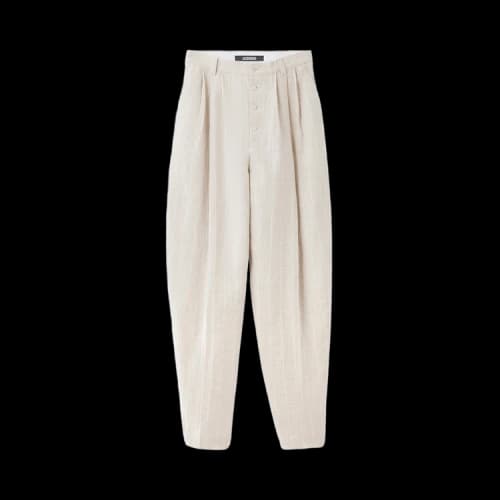 Jacquemus Le Pantalon Fernando 'Rib Knit Light Beige'