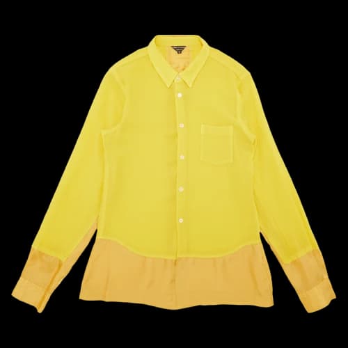 Comme des Garçons Homme Plus Long-Sleeve Button Up 'Yellow/Orange'