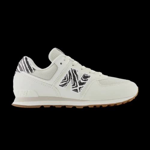 New Balance 574 Little Kid 'Sea Salt Zebra'