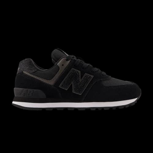 New Balance 574 Black Metallic PS