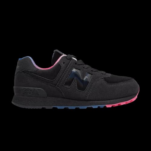 New Balance 574 Black Pink Blue PS