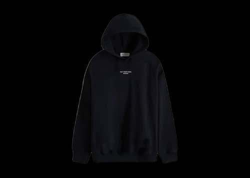 Drole de Monsieur Le Slogan Hoodie Black