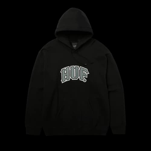 HUF Classic Arch Po Hoodie 'Black'