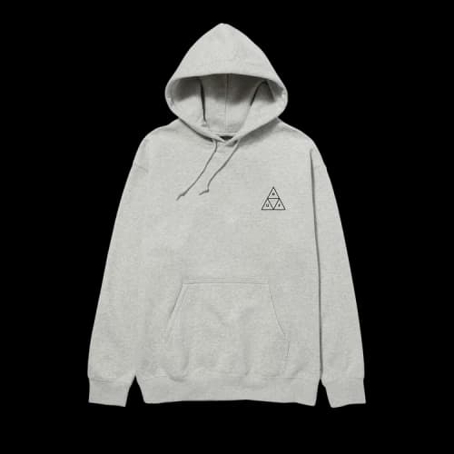 HUF Prism Triple Triangle Pullover Hoodie 'Heather Grey'
