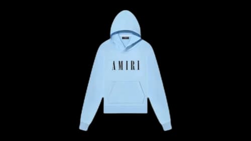 AMIRI Kids' Core Logo Hoodie Baby Blue