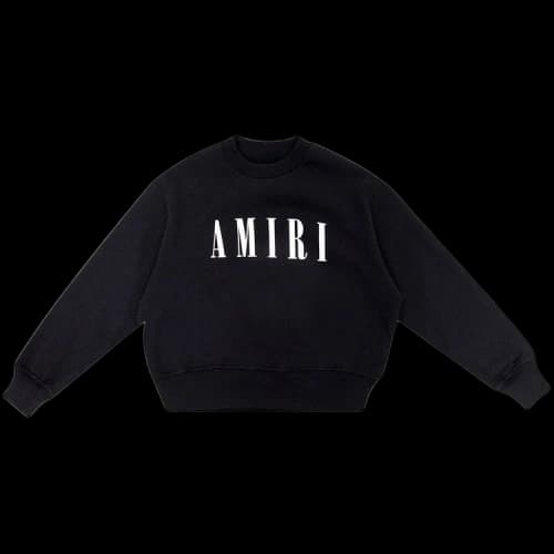 Amiri Logo Crewneck 'Black'