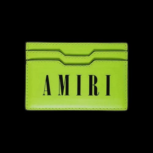 Amiri Nappa Card Holder 'Neon'