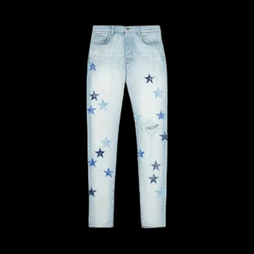 Amiri Bandana Star Jean 'Light Indigo'