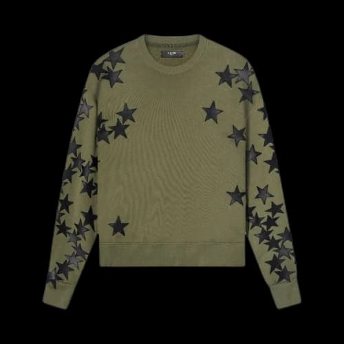 Amiri Chemist Crew 'Military Green'