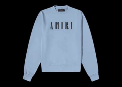 AMIRI Core Logo Crewneck Dusty Blue