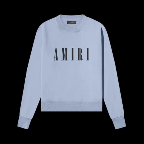 Amiri Core Logo Crewneck 'Dusty Blue'
