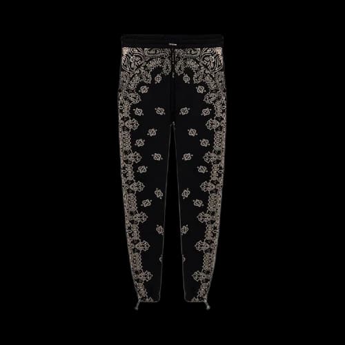 Amiri Bandana Bleach Sweatpants 'Black'