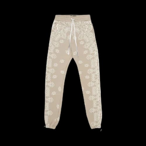 Amiri Bandana Bleach Sweatpants 'Crockery'