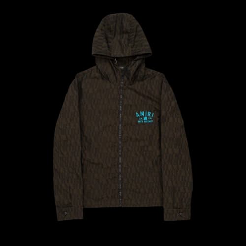 Amiri Jacquard Track Jacket 'Black/Loden'