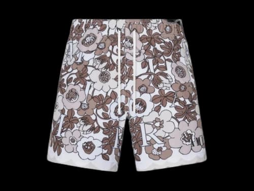AMIRI Flower Swimtrunks Shitake