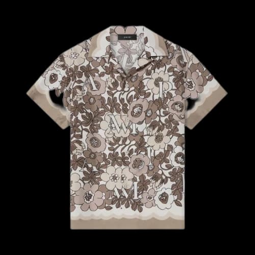 Amiri Flower Camp Shirt 'Crockery'