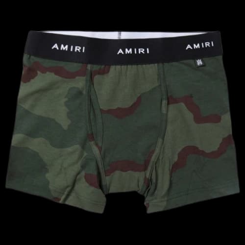 Amiri Waistband Camo Boxers 'Orange/Black'