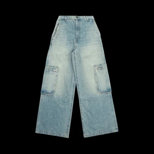 Amiri Cargo Wide Jeans 'Vintage Indigo'