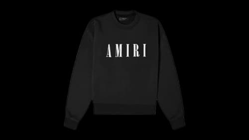 AMIRI Bold Core Logo Sweatshirt Black