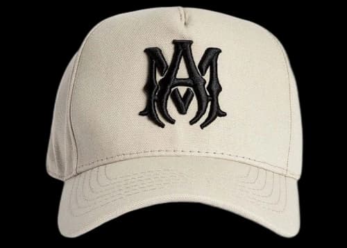 AMIRI MA Canvas Cap Alabaster