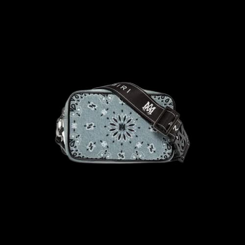 Amiri Bandana Denim Camera Bag 'Clay Indigo'