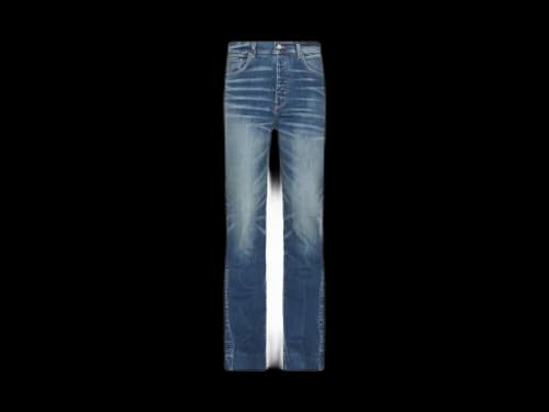 AMIRI Stack Kick Flare Jeans River Indigo