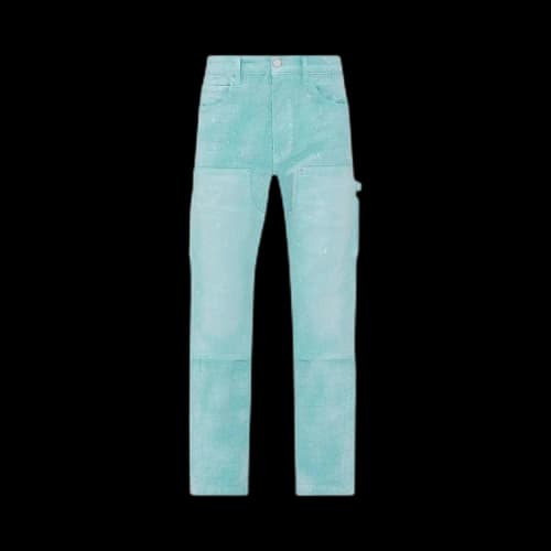 Amiri Jacquard Carpenter Jeans 'Aqua'
