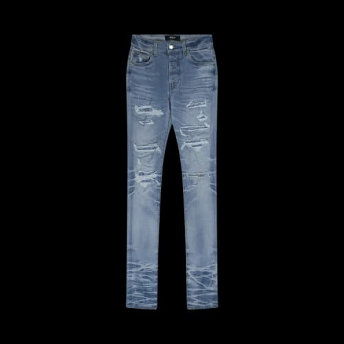 Amiri Crystal Thrasher Jeans 'Faded Indigo'