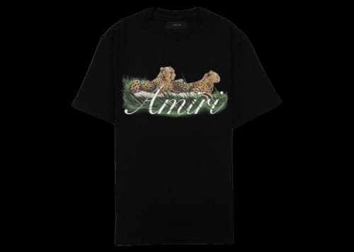 AMIRI Cheetah Logo Tee Black