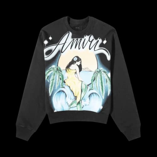 Amiri Mermaid Crewneck 'Black'