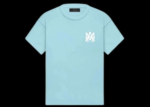 AMIRI MA Logo T-shirt Aqua