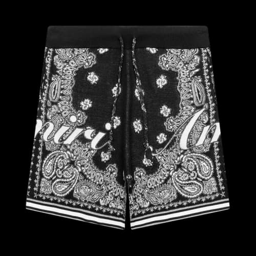 Amiri Bandana Short 'Black'
